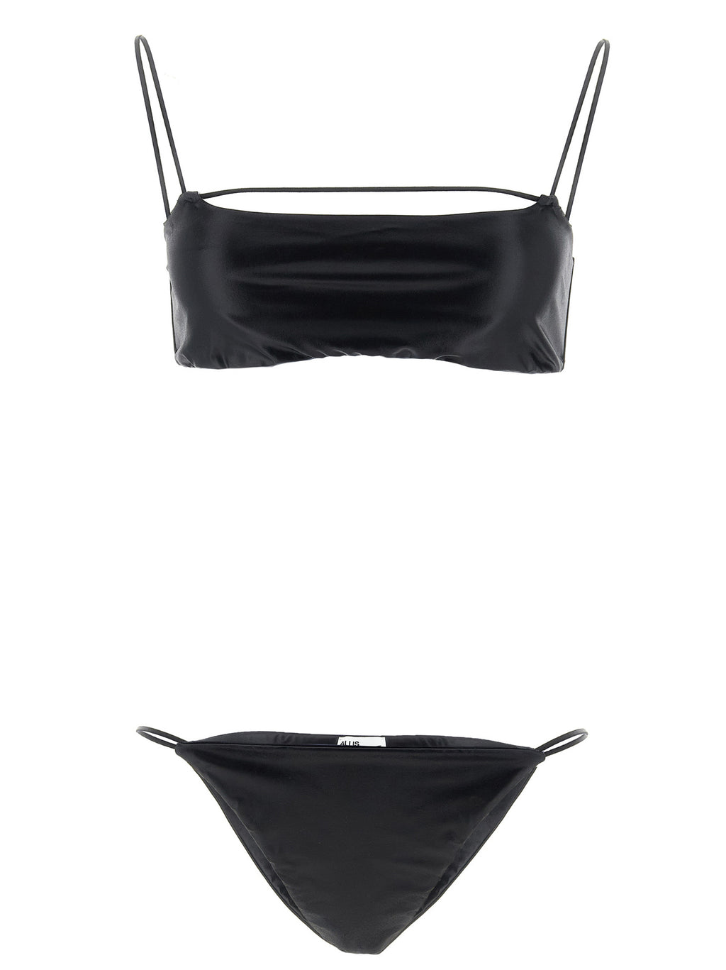 Black Polyester Bikini