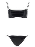 Black Polyester Bikini