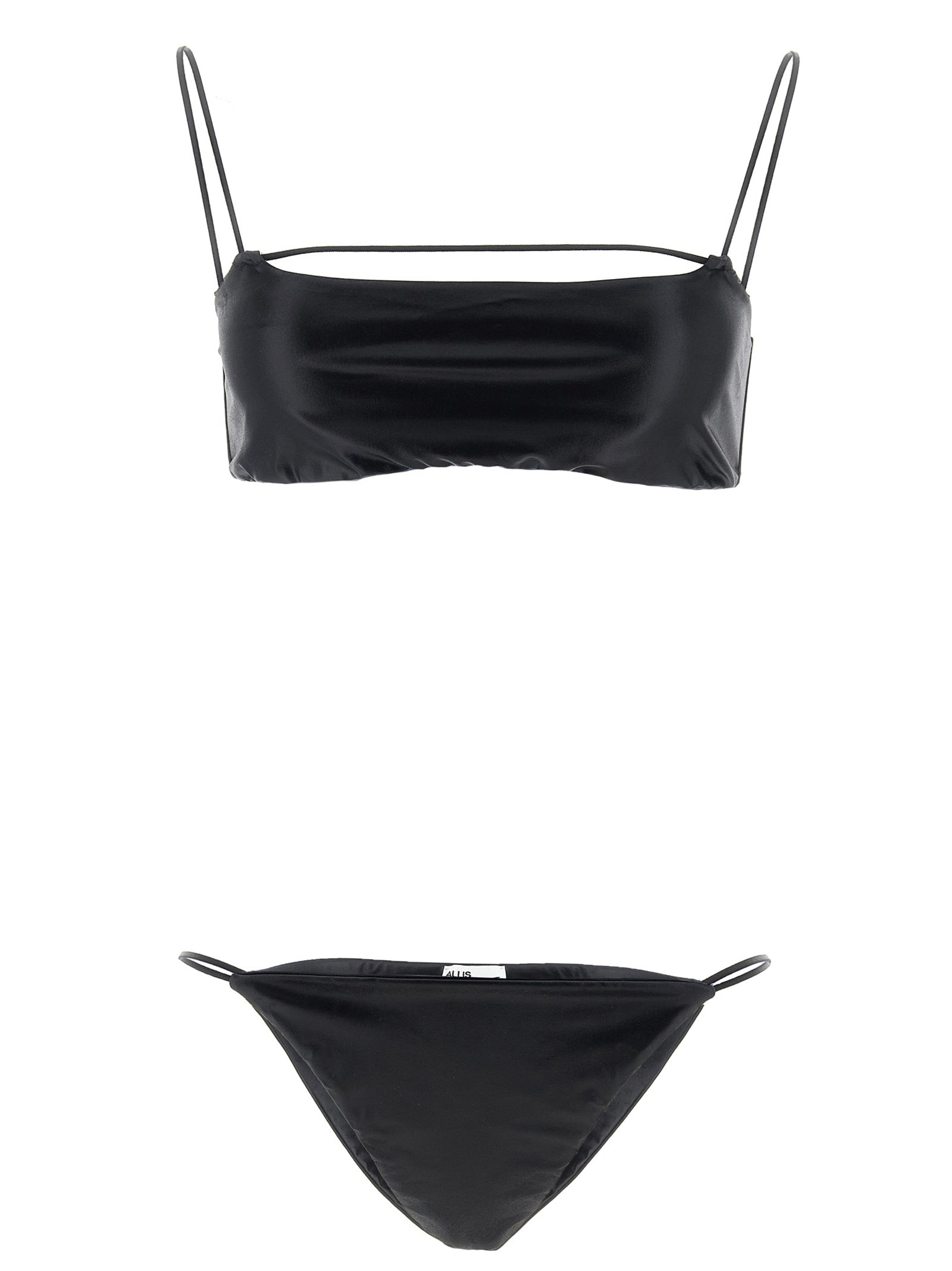 Black Polyester Bikini