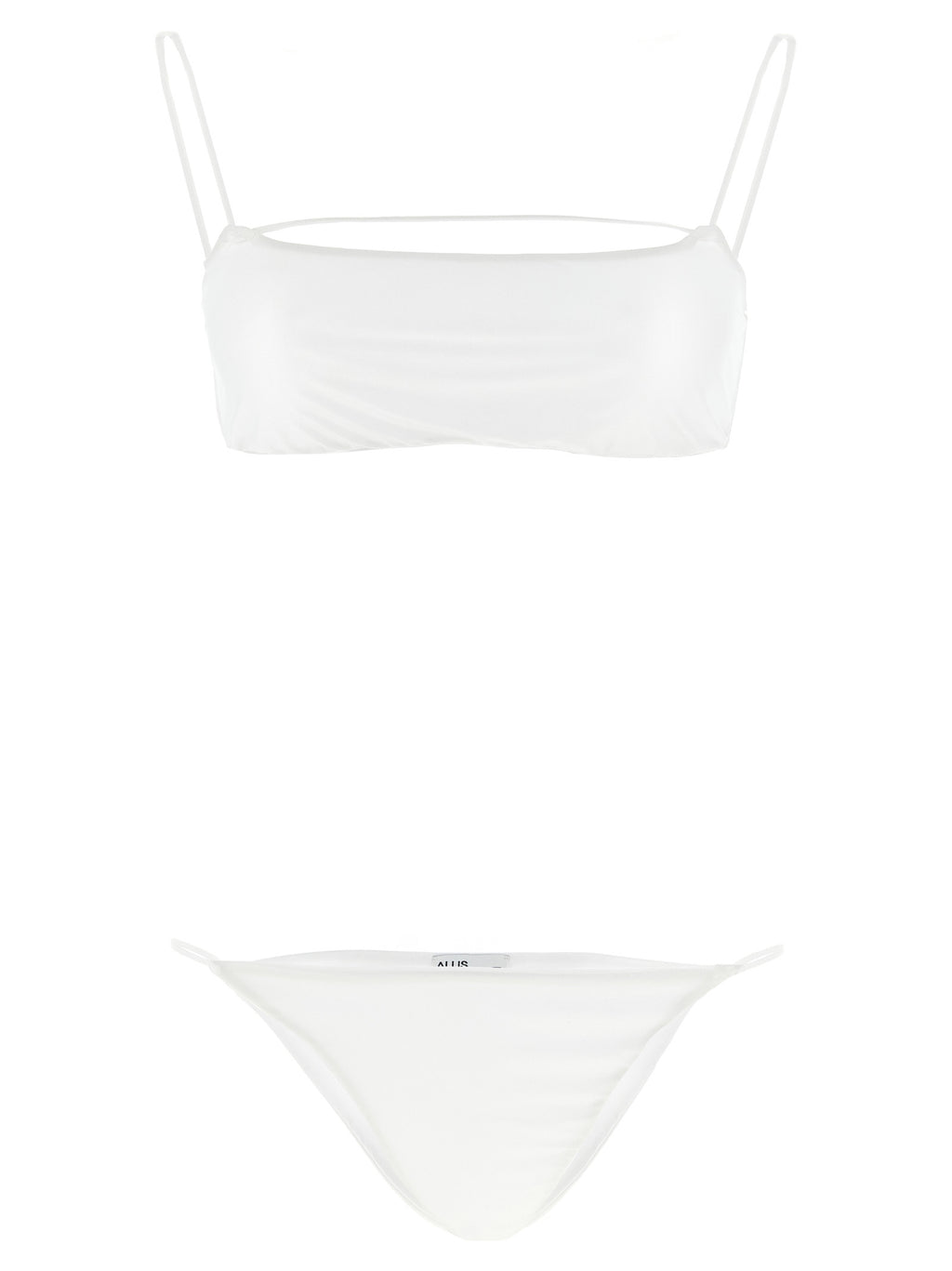 White Polyester Bikini