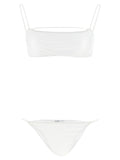 White Polyester Bikini