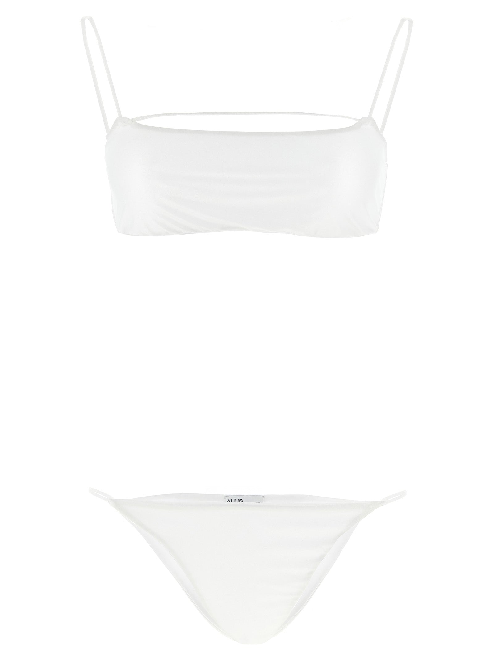 White Polyester Bikini