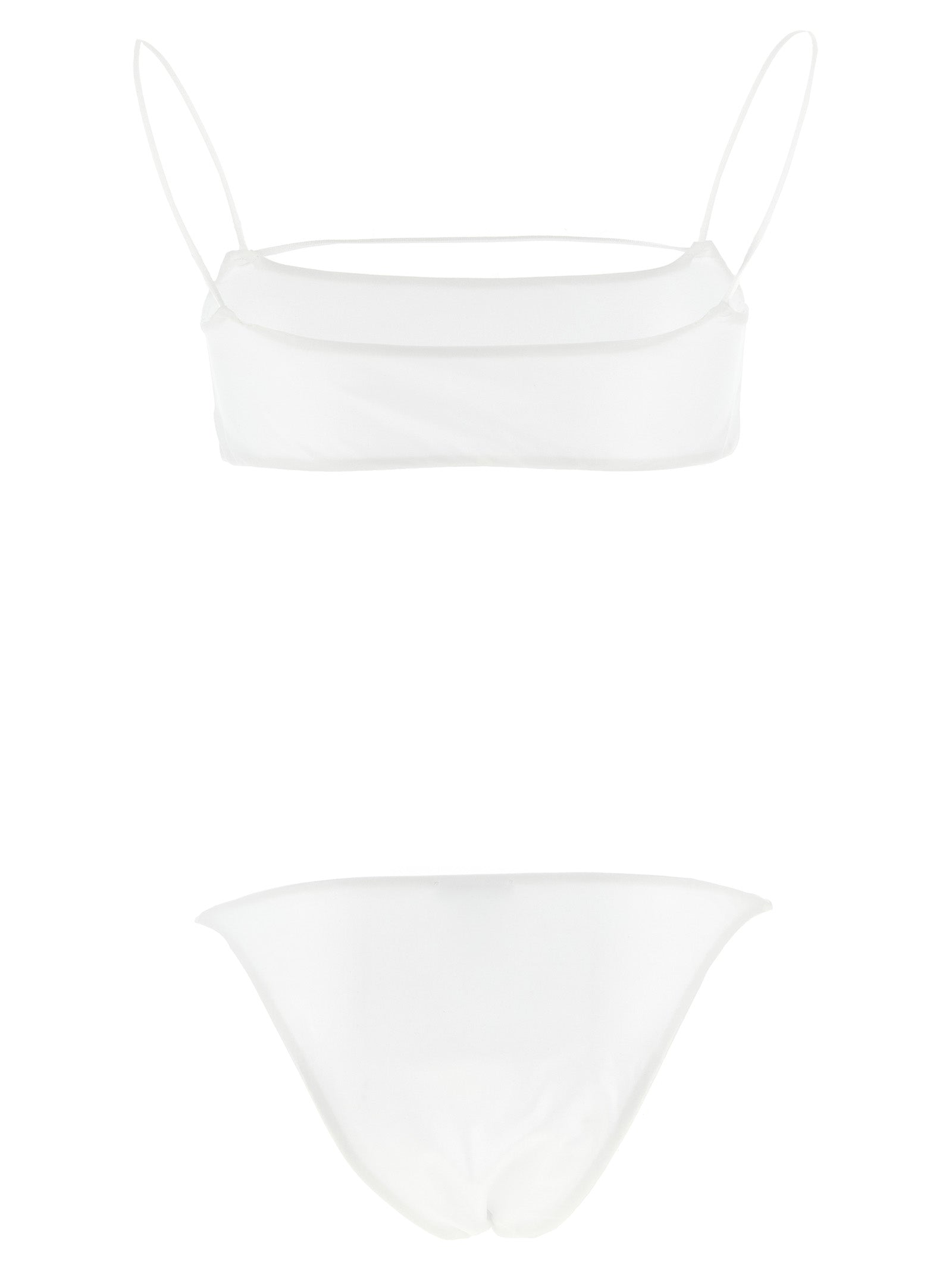 White Polyester Bikini