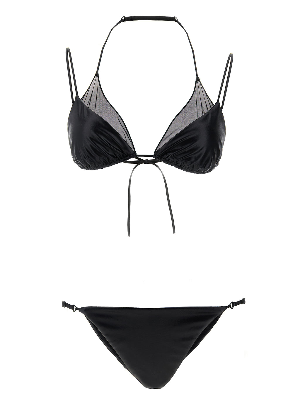 Black Polyester Bikini