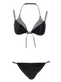 Black Polyester Bikini