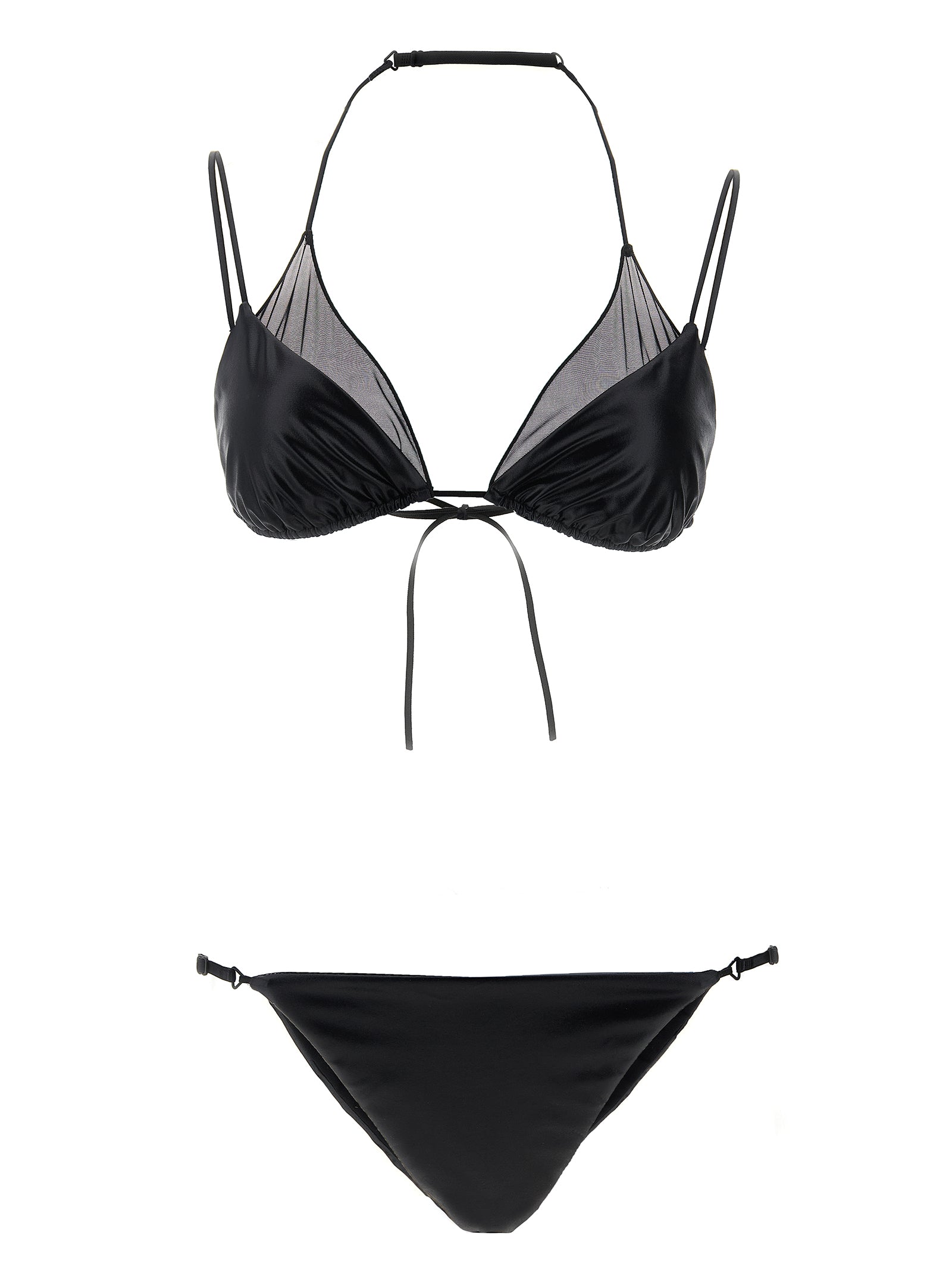 Black Polyester Bikini