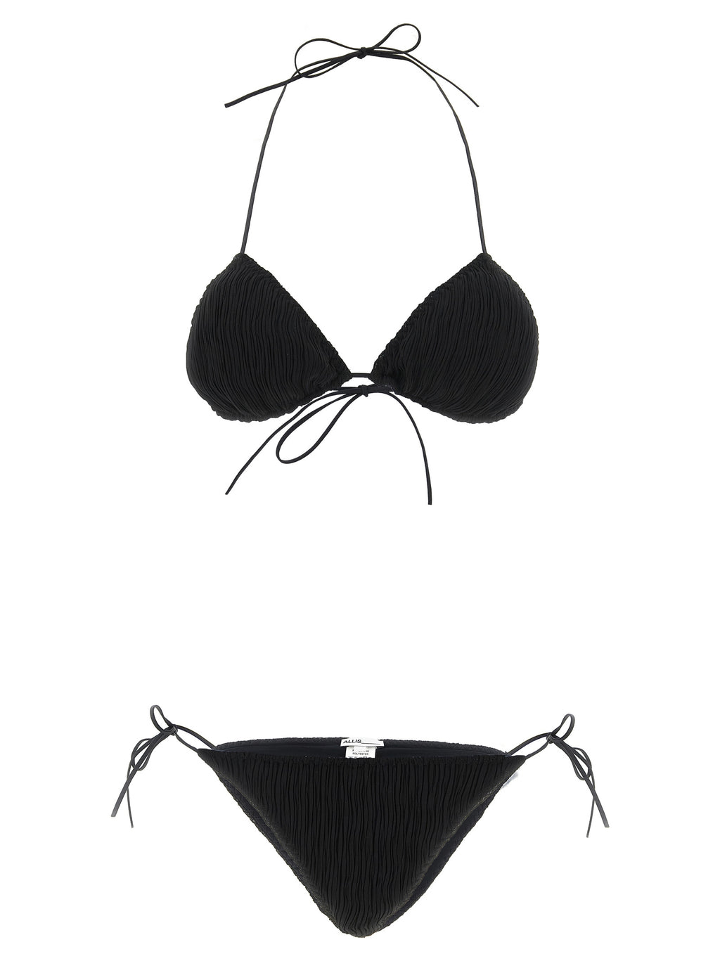 Black Polyester Bikini