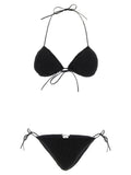 Black Polyester Bikini