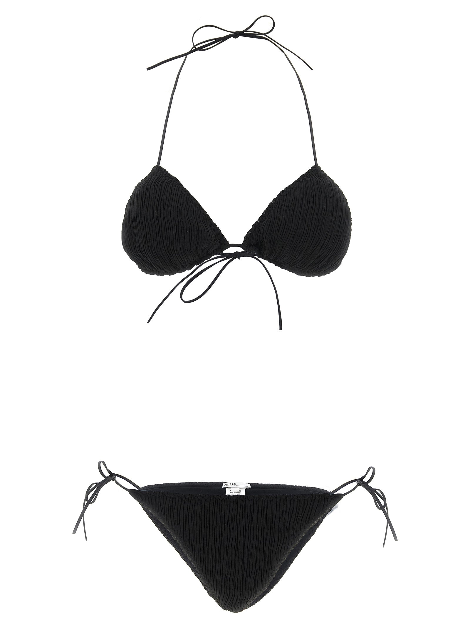 Black Polyester Bikini