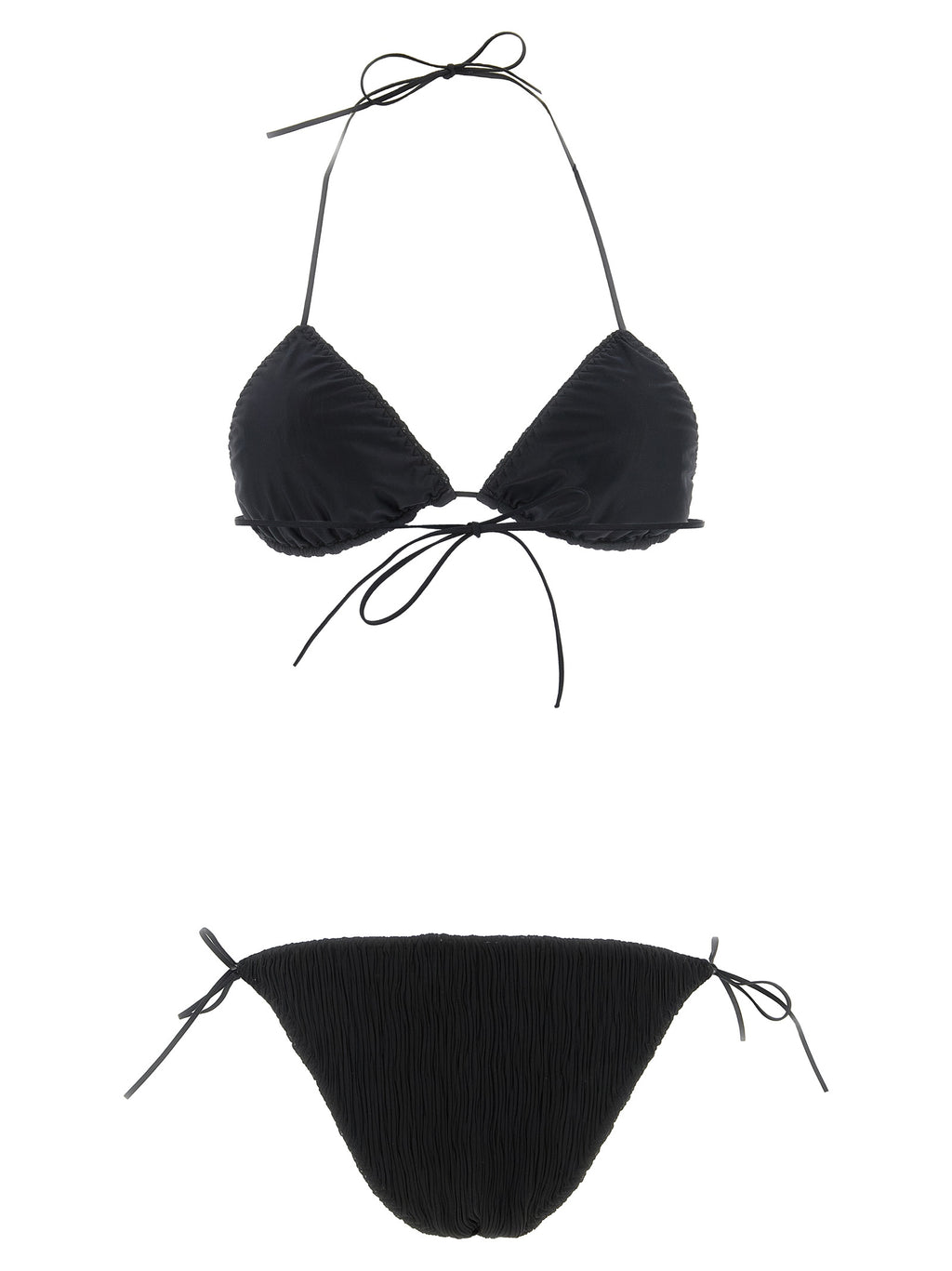Black Polyester Bikini