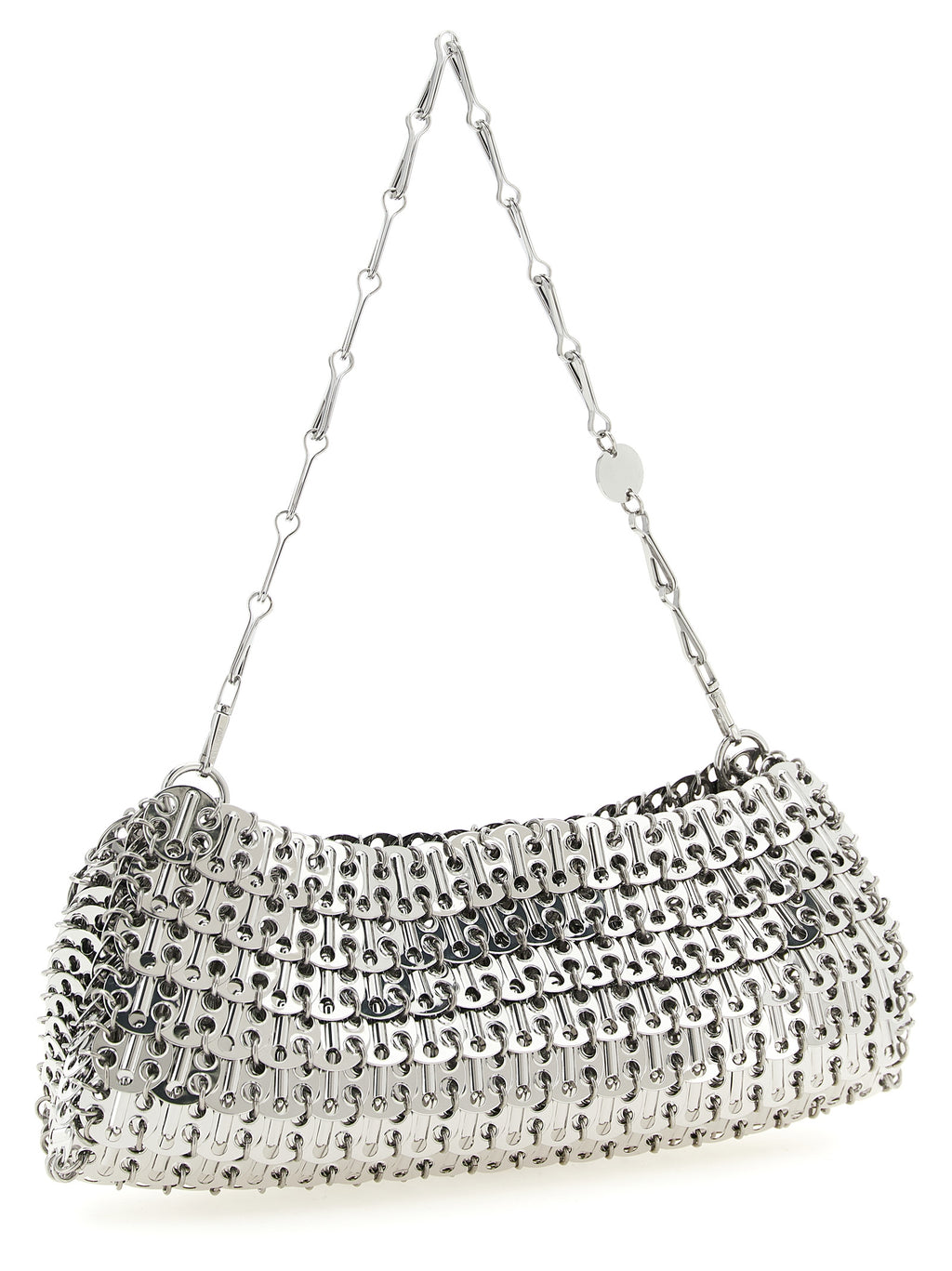 Silver Brass Clutch Bag