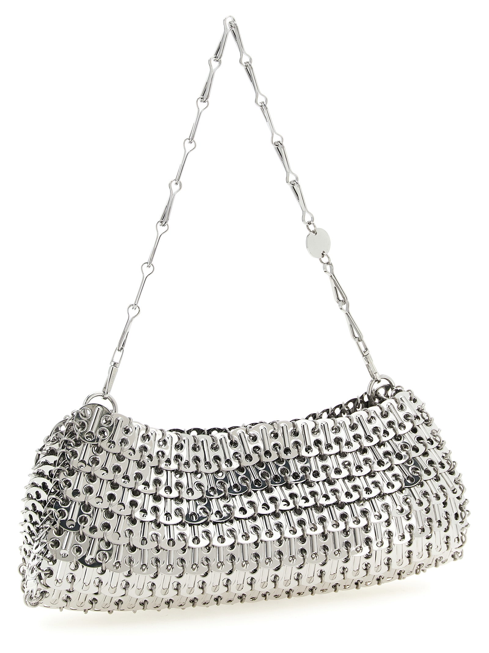 Silver Brass Clutch Bag