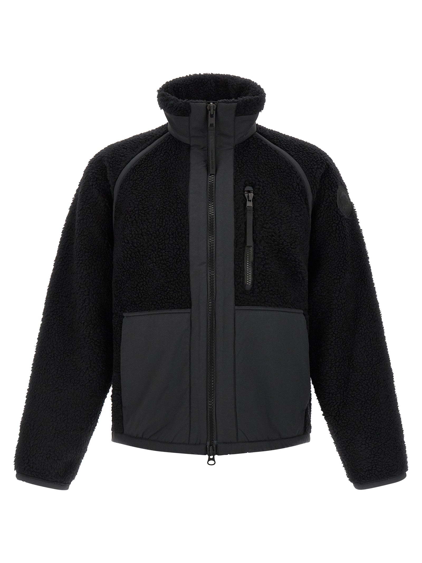 Black Wool Full-Length Jacket