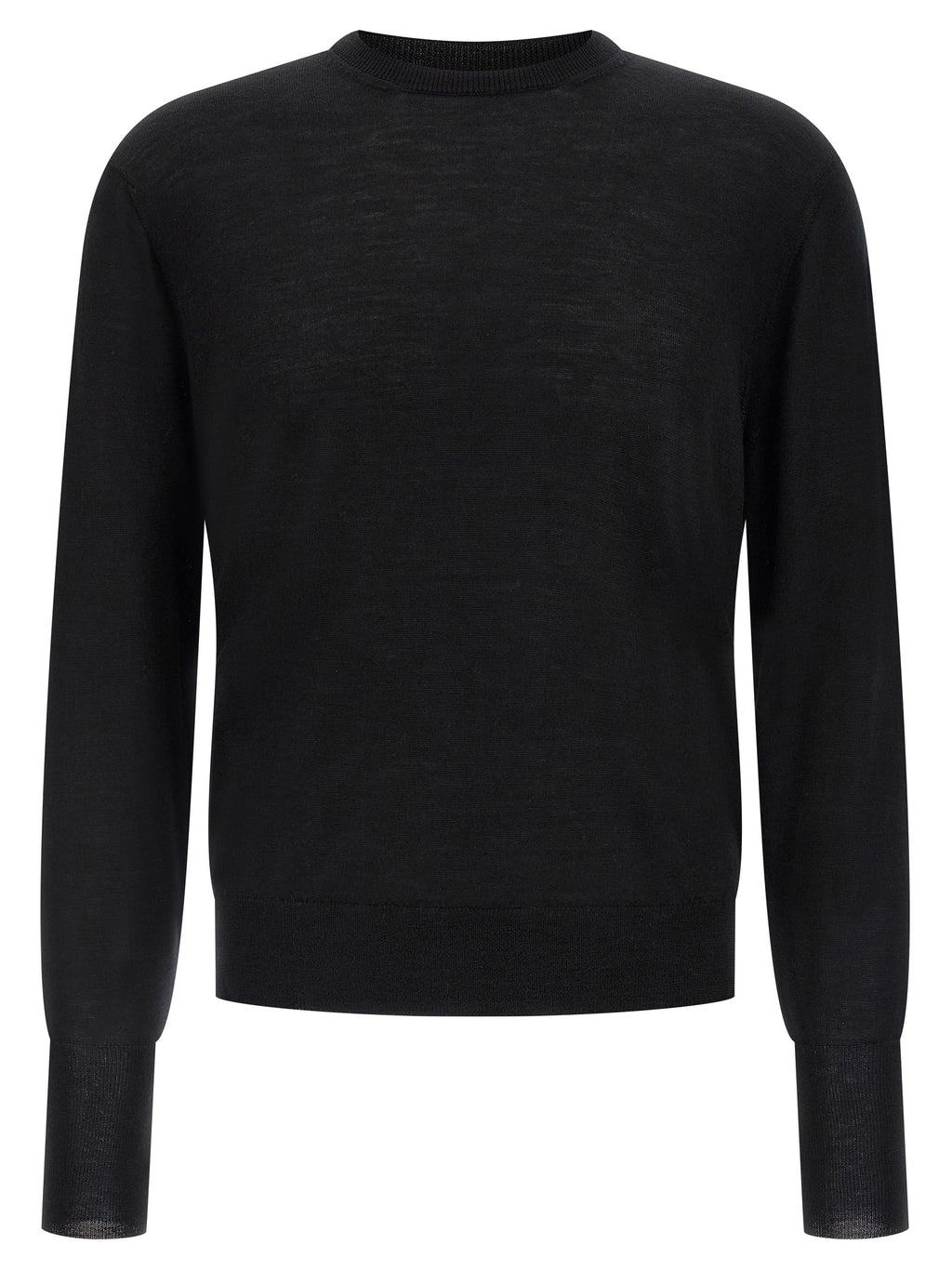 Black Virgin Wool Cardigan