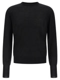 Black Virgin Wool Cardigan