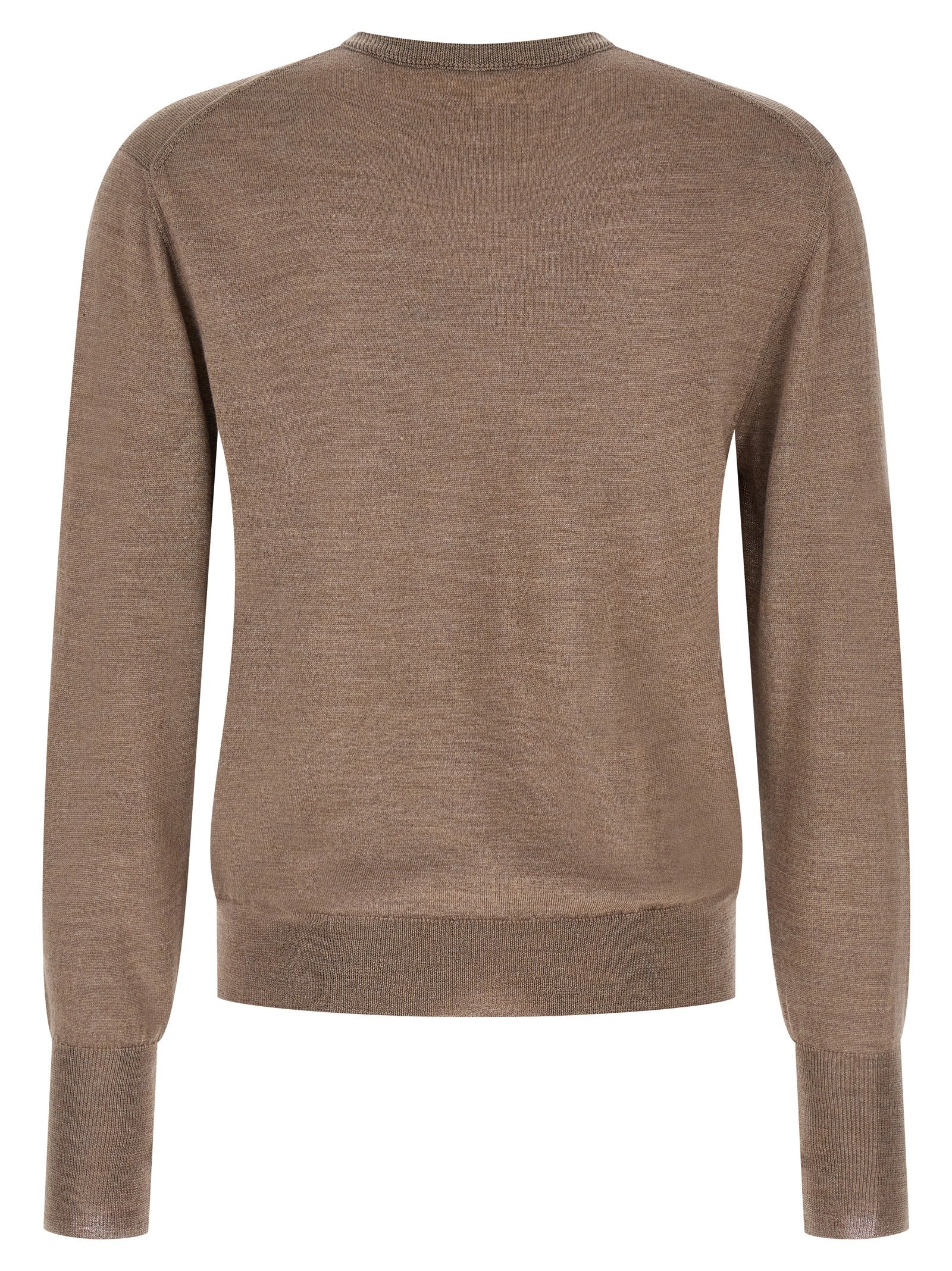 Gray Virgin Wool Cardigan