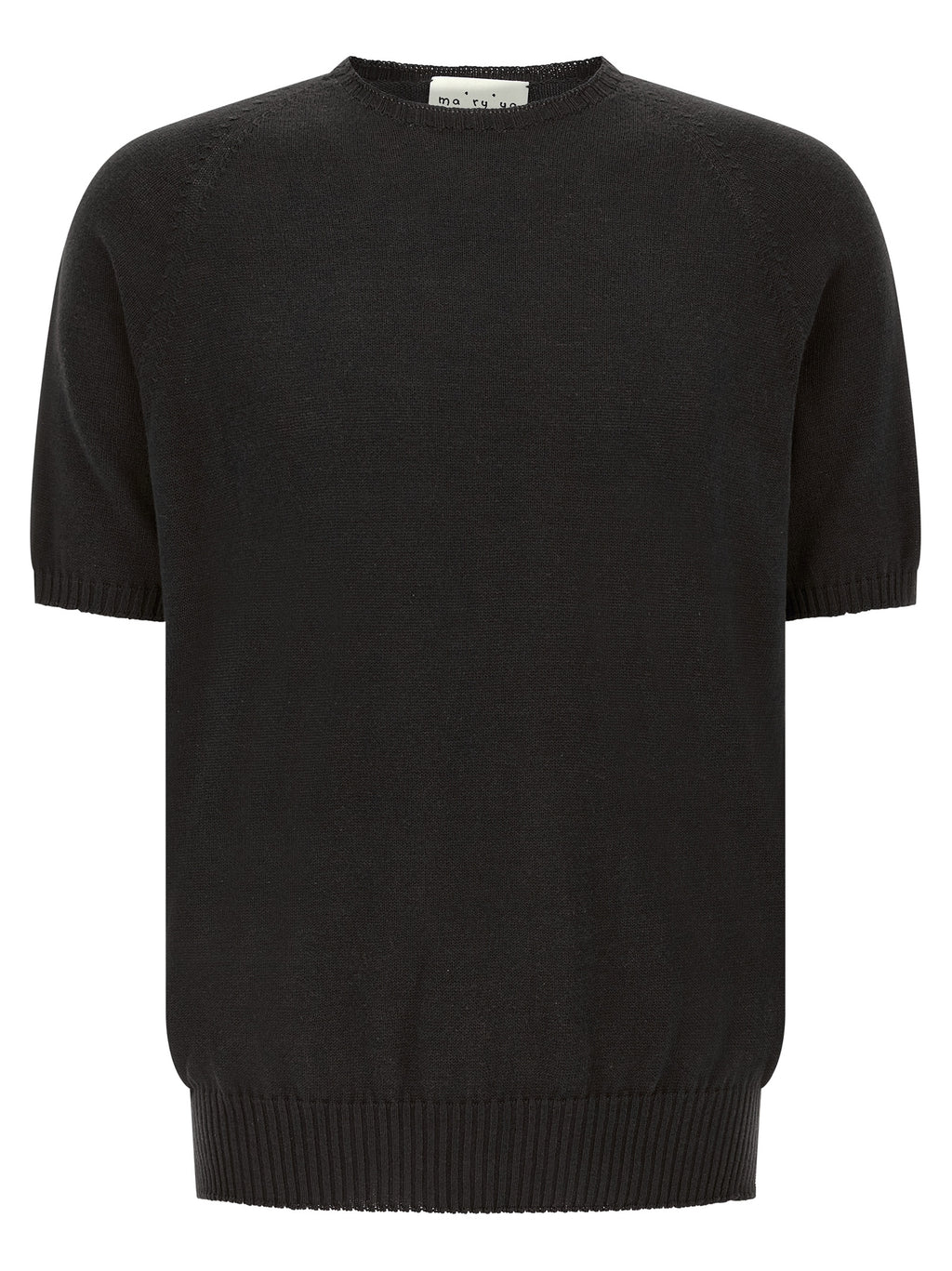Black Cotton Cardigan