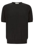 Black Cotton Cardigan