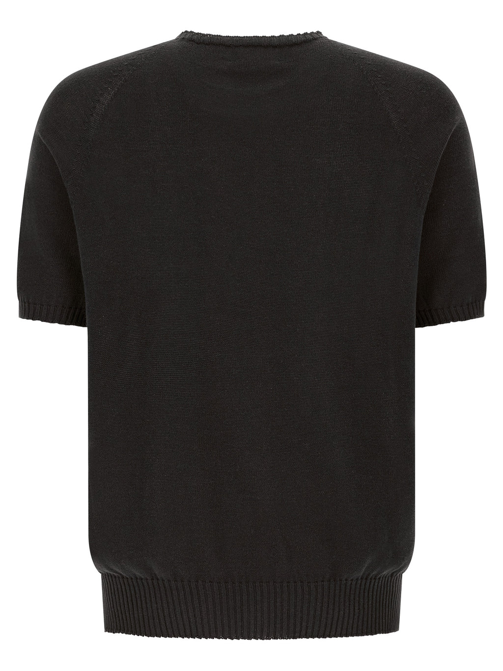 Black Cotton Cardigan
