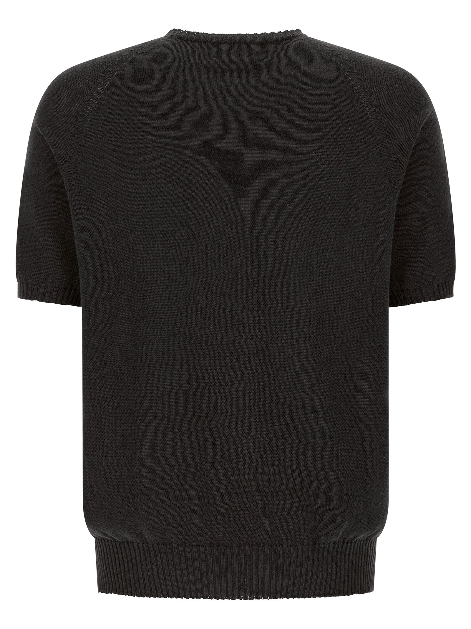 Black Cotton Cardigan