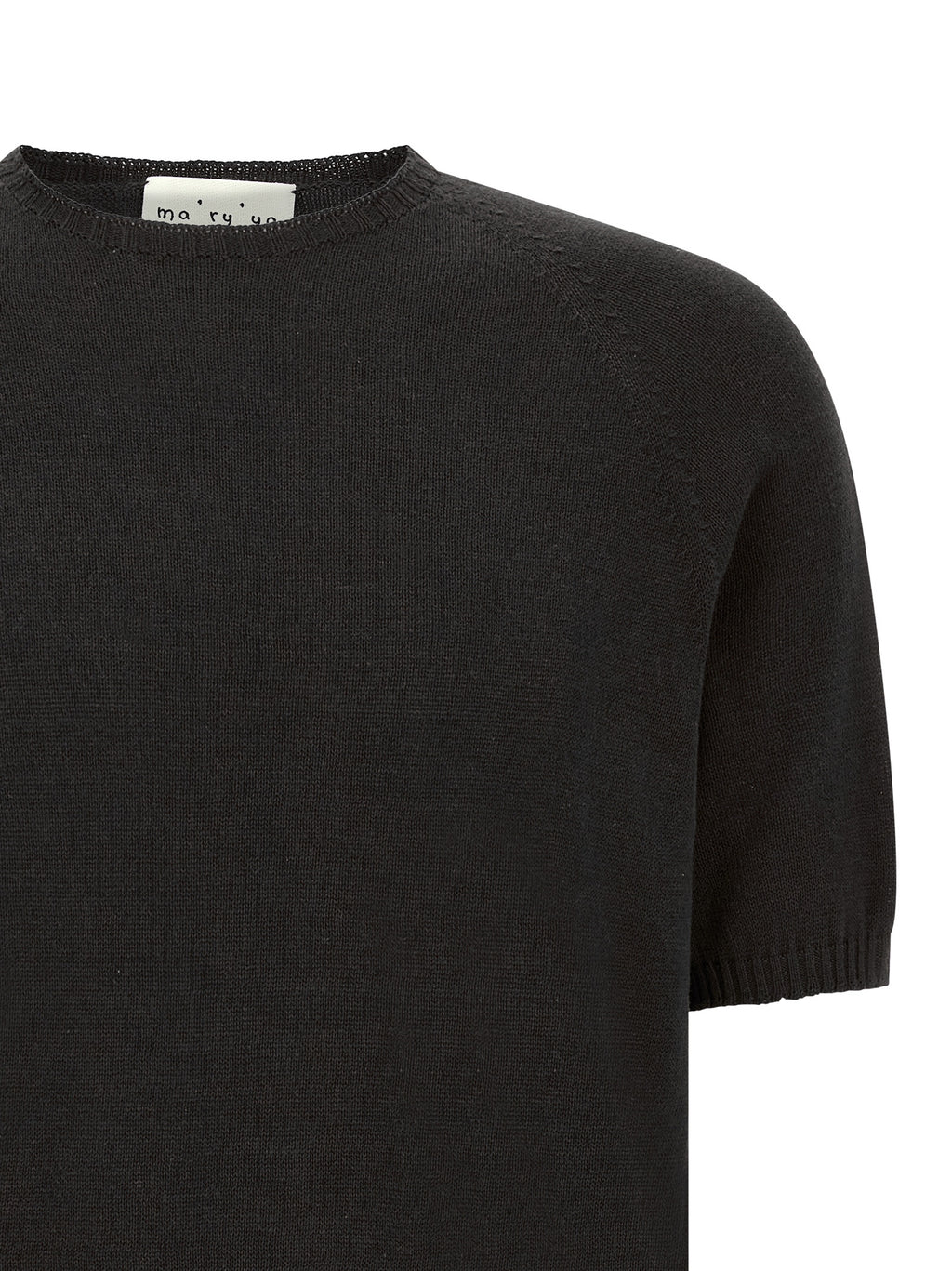 Black Cotton Cardigan