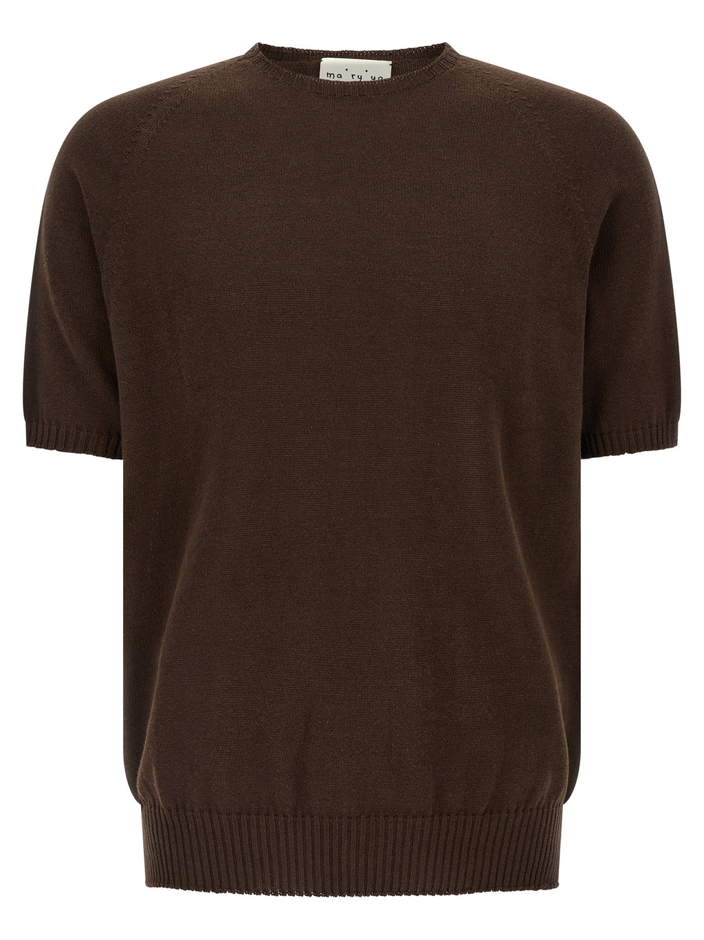 Brown Cotton Cardigan