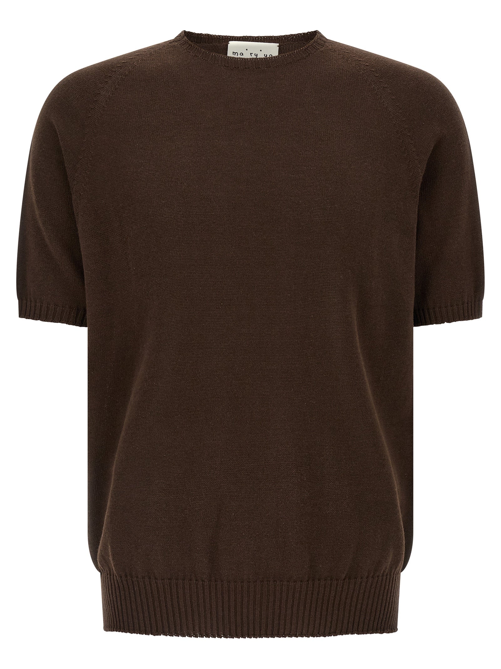 Brown Cotton Cardigan