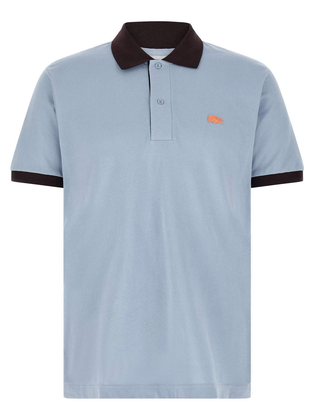Blue Cotton Polo Shirt