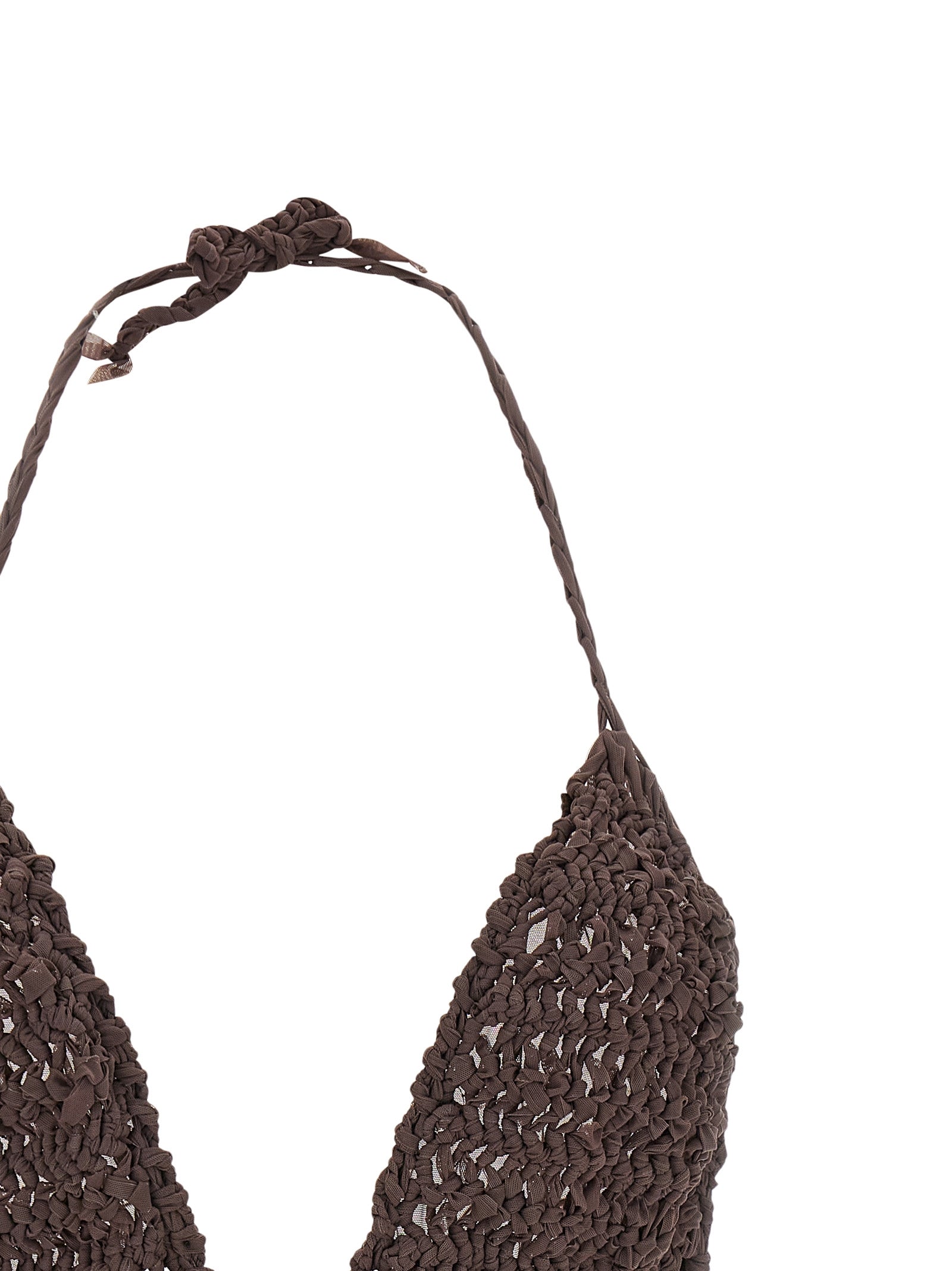 Brown Polyester Jumpsuit
