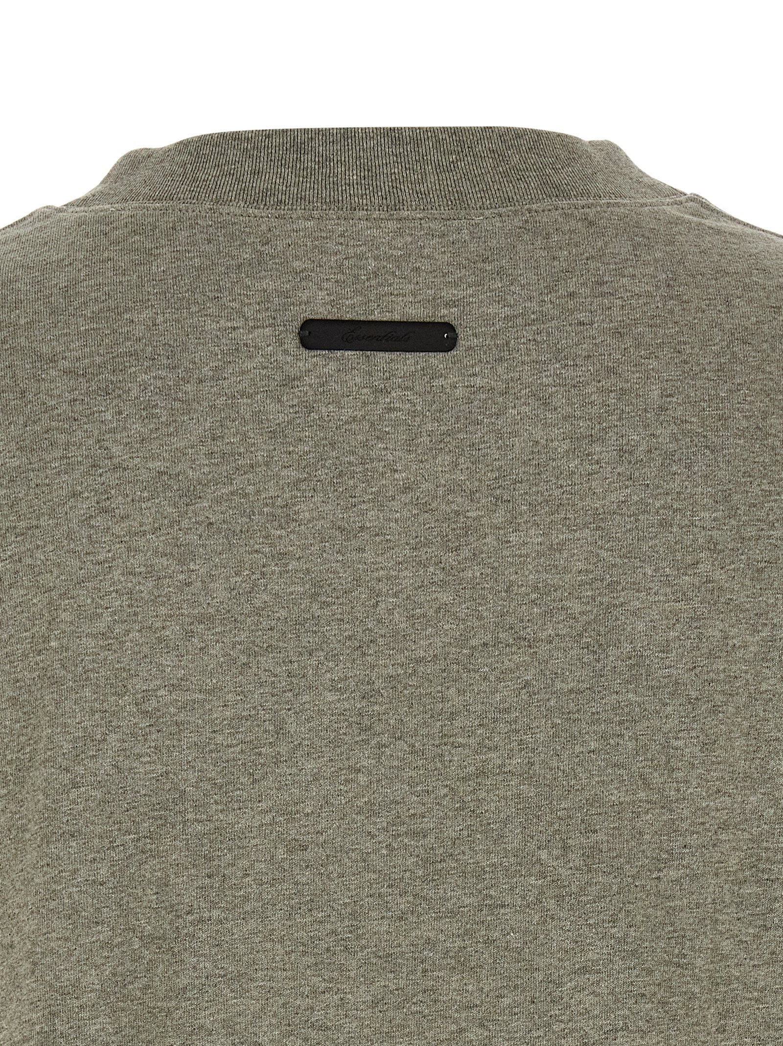Gray Cotton T-Shirt