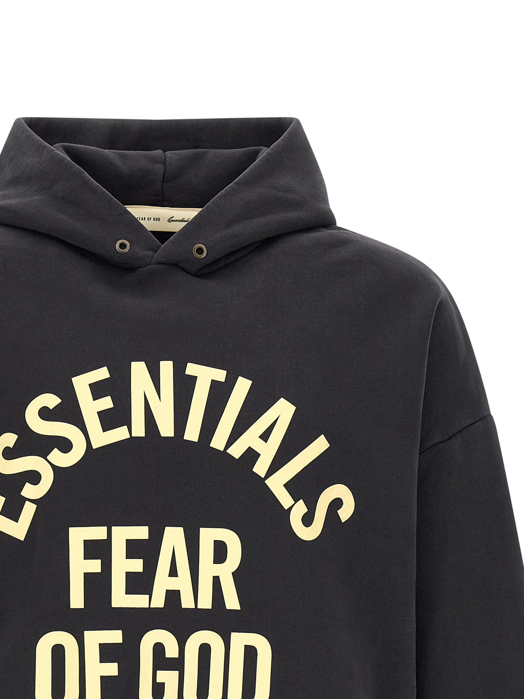 Black Cotton Sweatshirt