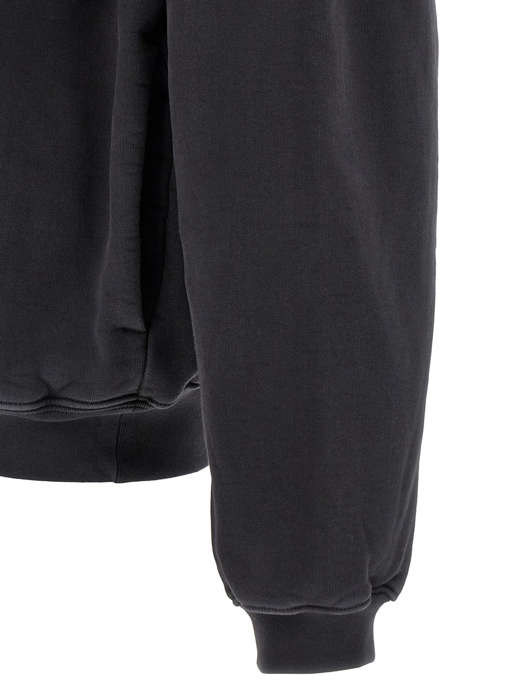 Black Cotton Sweatshirt