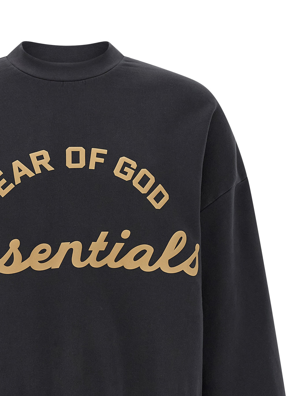 Black Cotton Sweatshirt