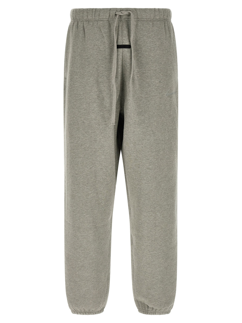 Gray Cotton Athletic Pants