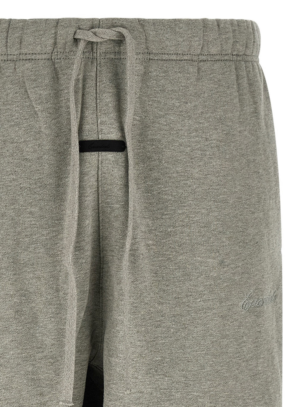 Gray Cotton Athletic Pants