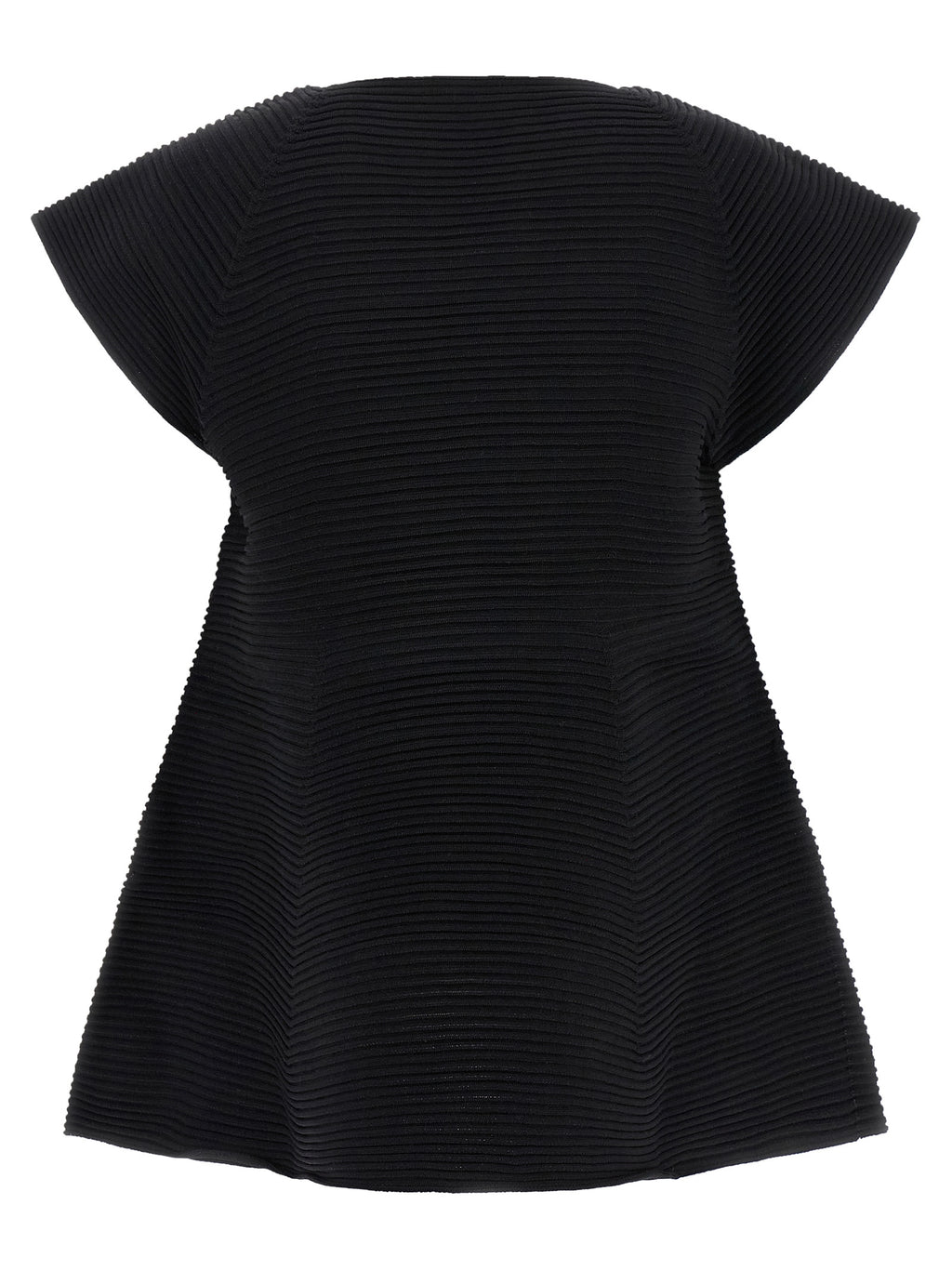 Black Polyester Short Dress