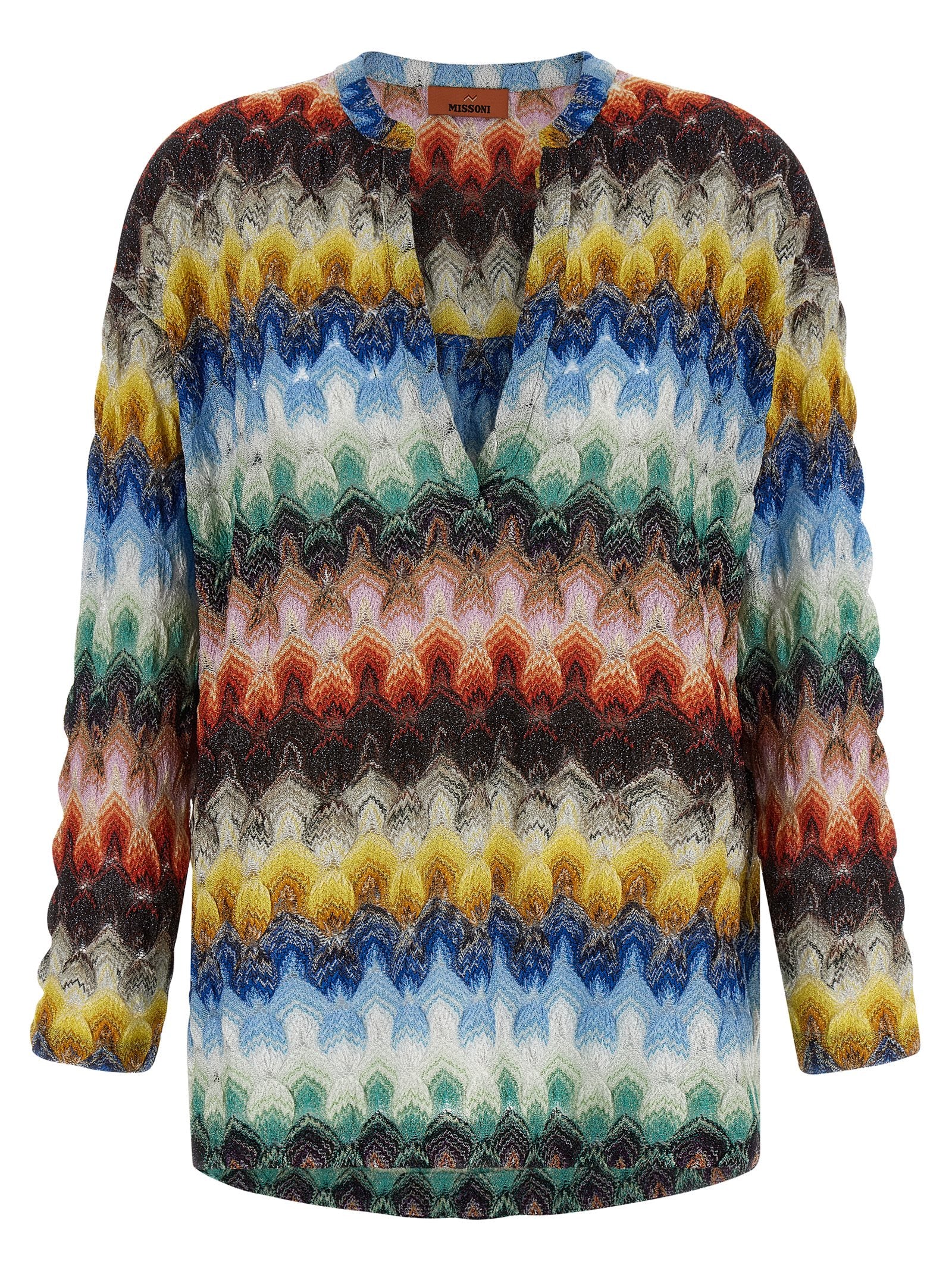 Multicolor Viscose Blouse