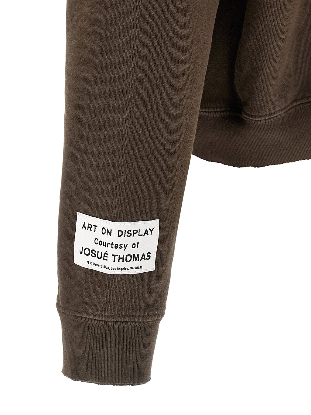 Brown Cotton Sweatshirt