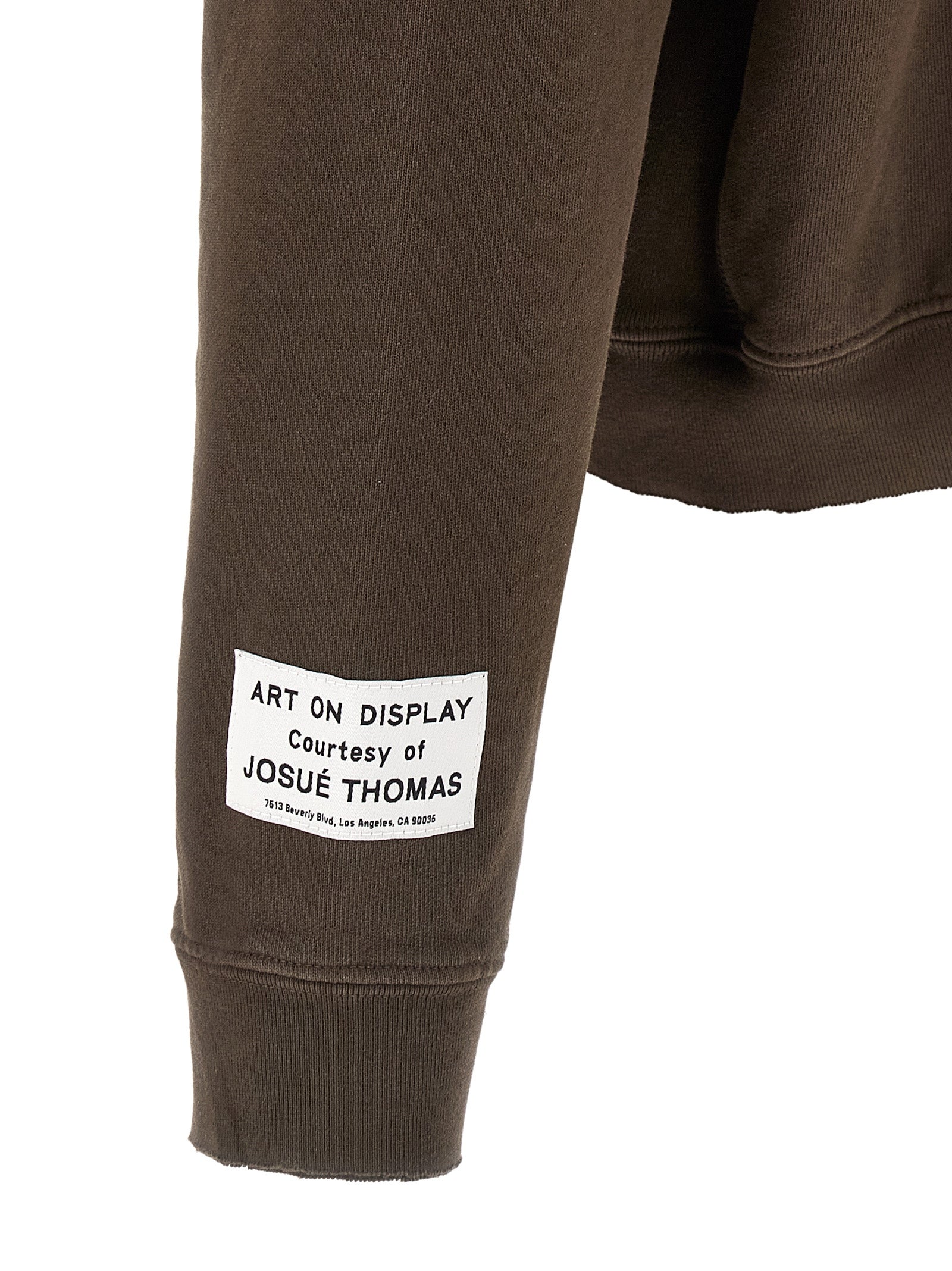 Brown Cotton Sweatshirt