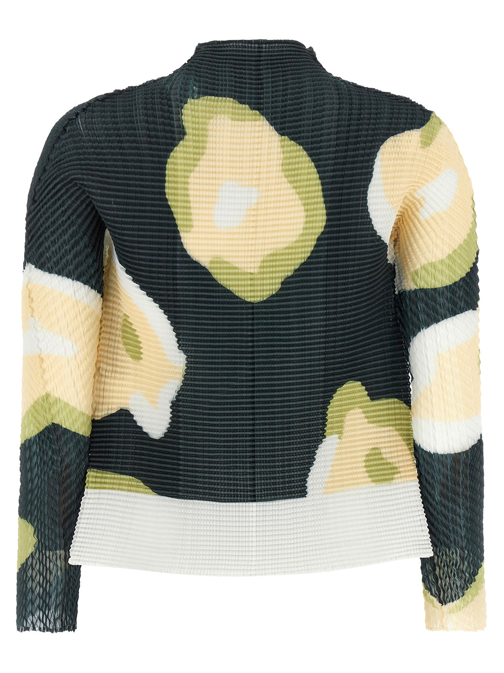 Black Polyester Cardigan