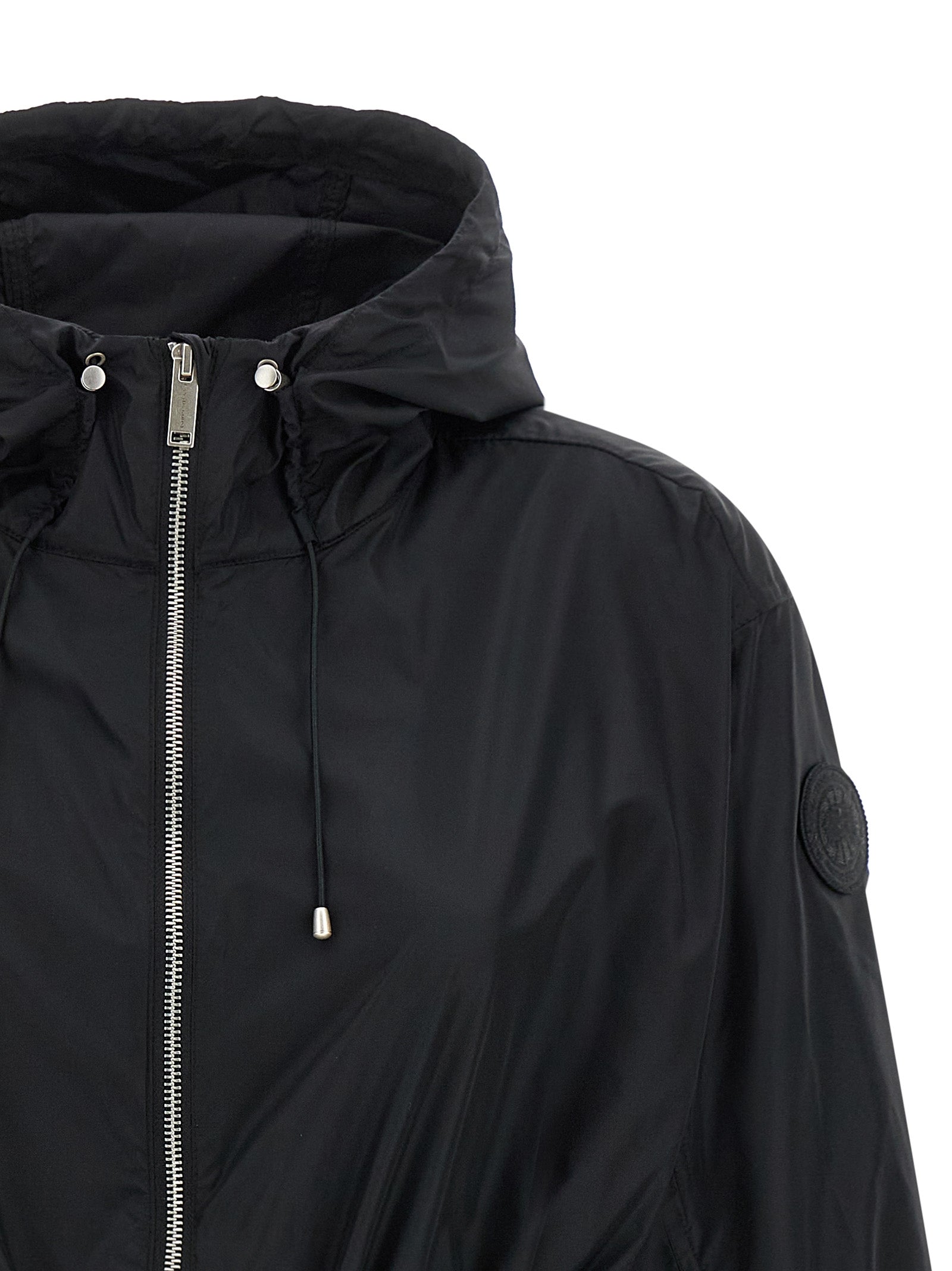Black Polyamide Parka