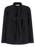 Black Cotton Blouse
