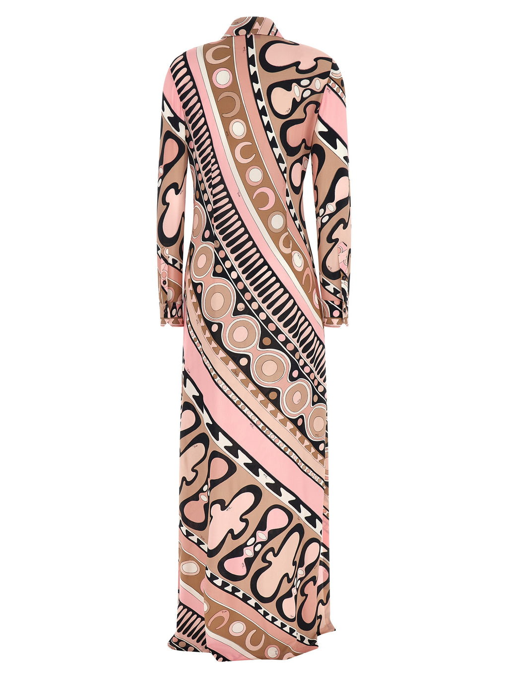 Multicolor Viscose Long Dress