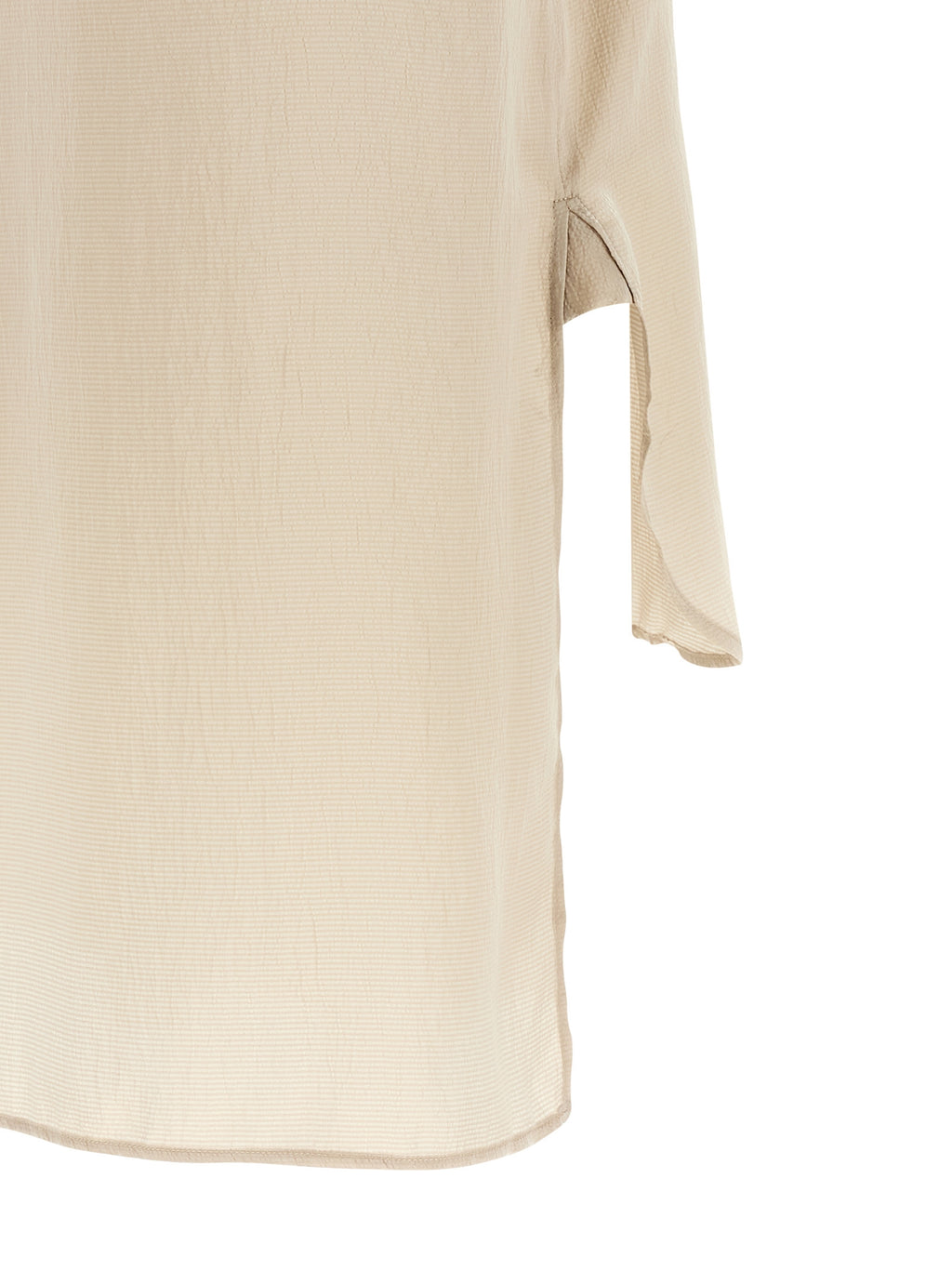 Beige Polyester Blouse