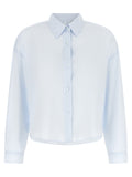 Blue Cotton Blouse