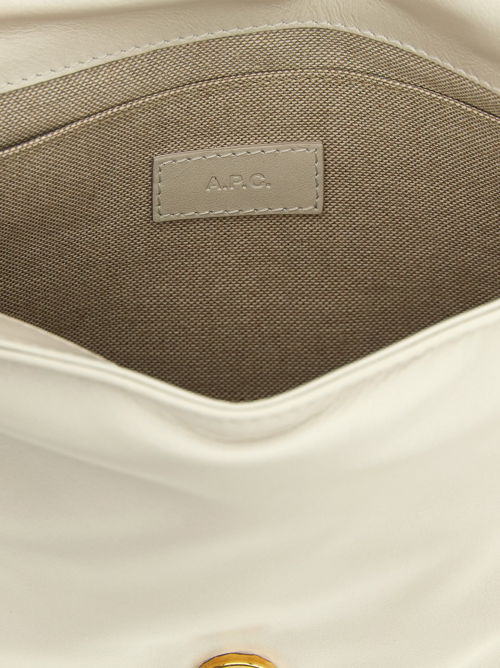 White Cowhide Crossbody Bag