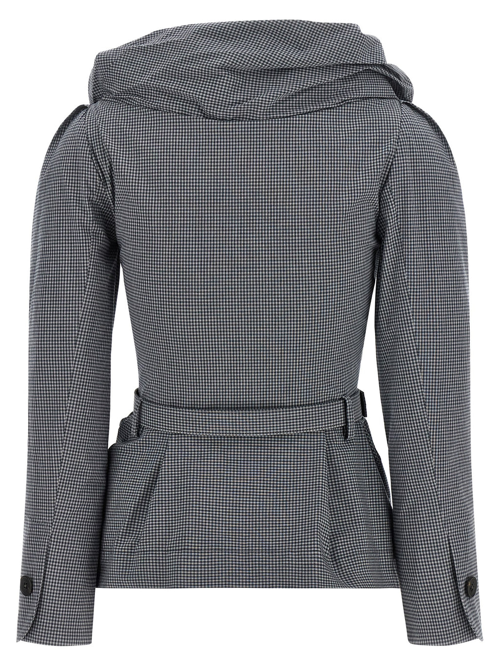 Gray Cotton Blazer