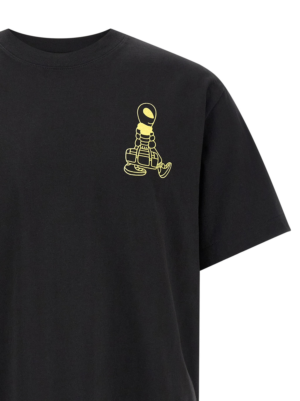 Black Cotton T-Shirt