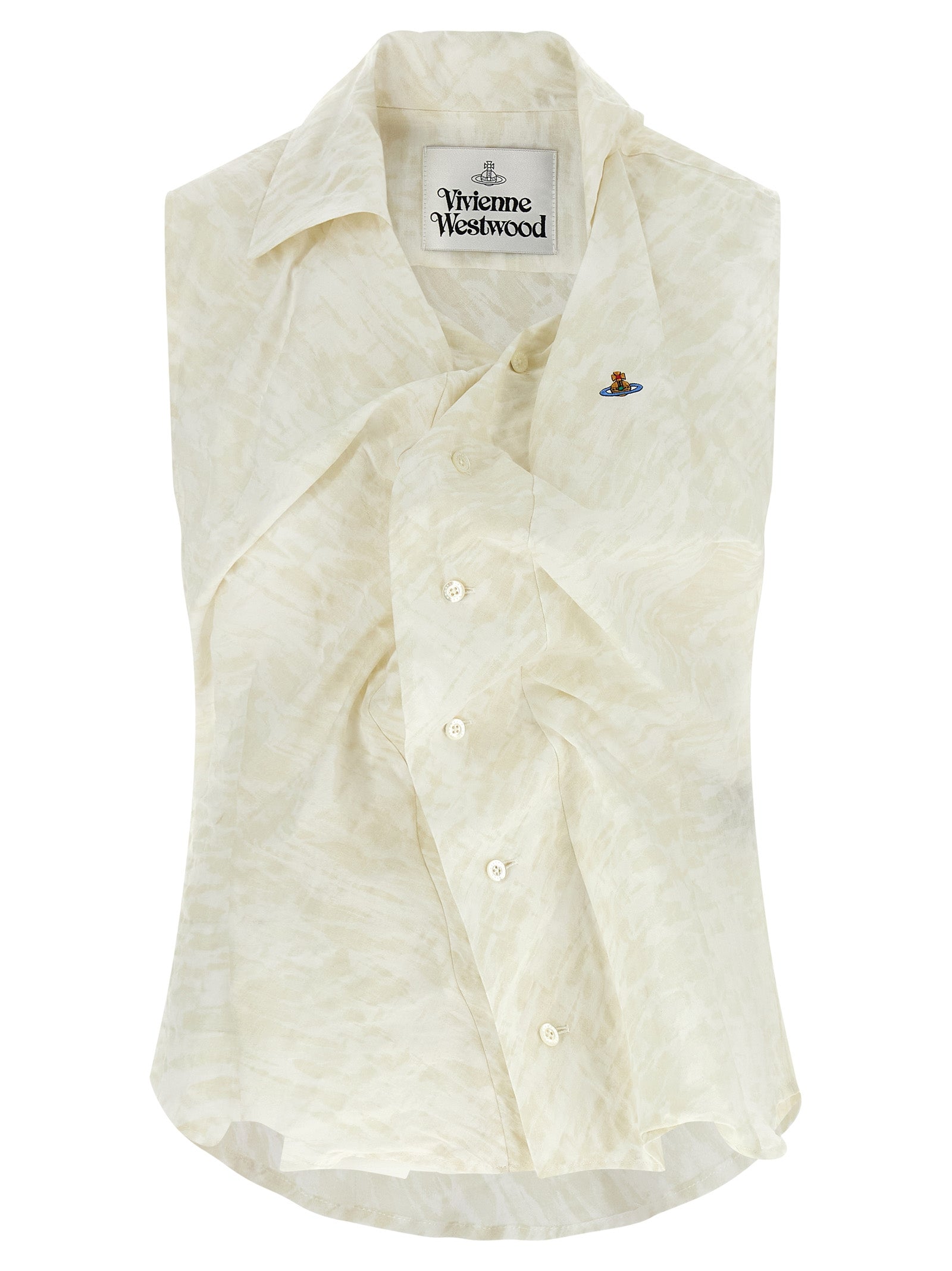Beige Cotton Blouse