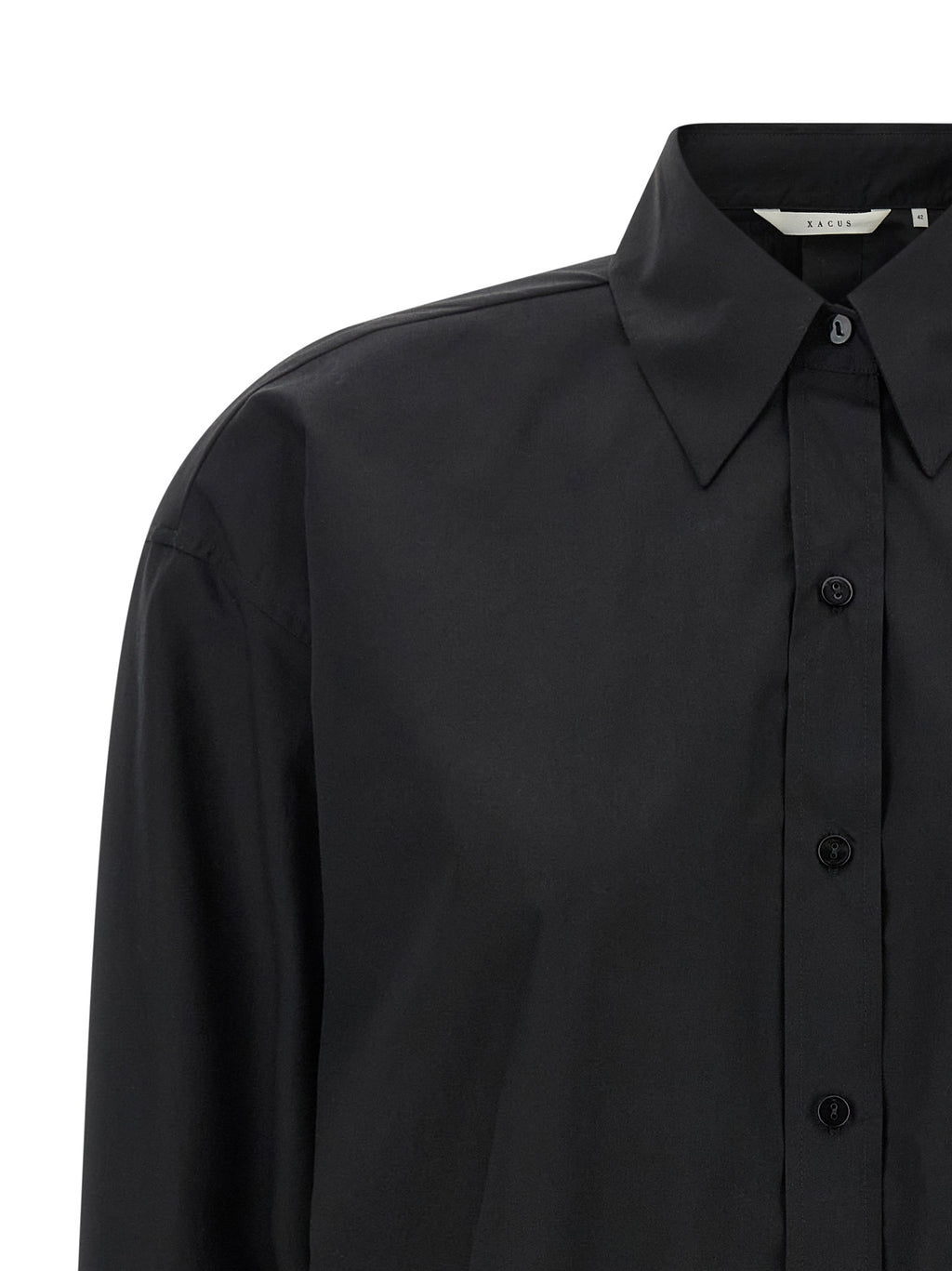 Black Cotton Blouse